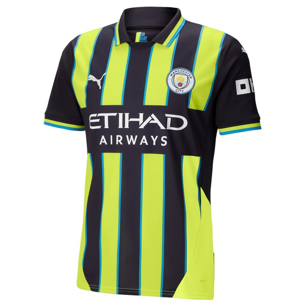 Tailandia Camiseta Manchester City Replica Segunda Ropa 2024/25